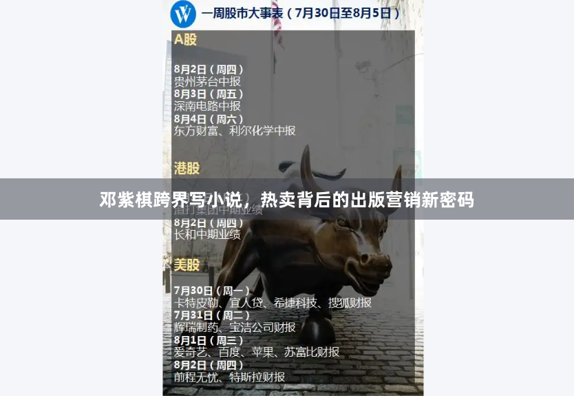 邓紫棋跨界写小说，热卖背后的出版营销新密码