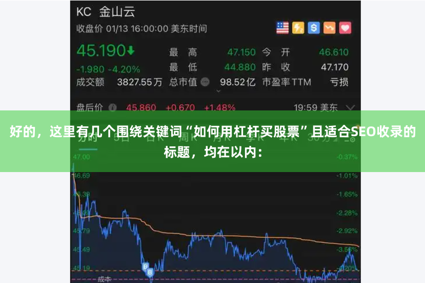 好的，这里有几个围绕关键词“如何用杠杆买股票”且适合SEO收录的标题，均在以内：